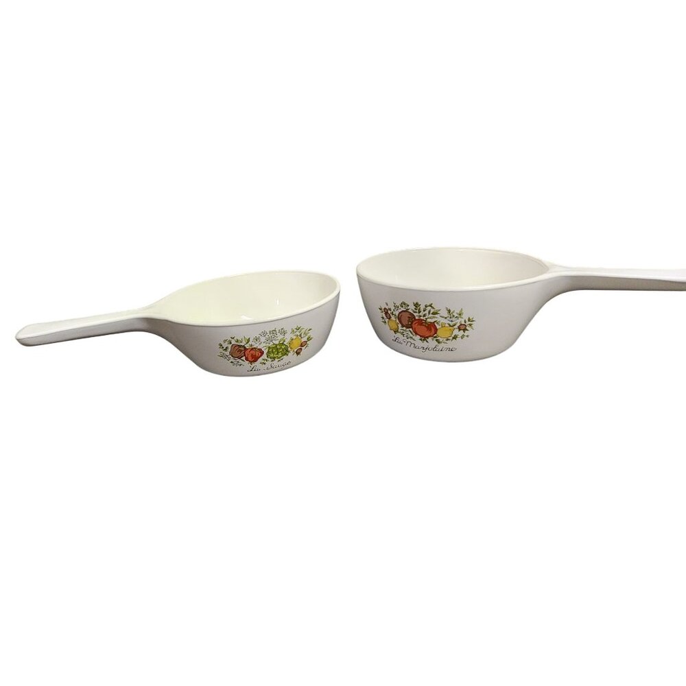 Corelle Corningware Wildflower Design White  menuette sauce pans